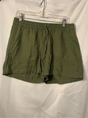 NWT J. Crew Women’s Olive Green Drawstring Casual Shorts Size S